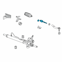 OEM End Set, Rack Diagram - 53010-TA0-A01