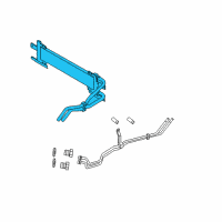 OEM 2006 Ford Mustang Oil Cooler Diagram - 5R3Z-7A095-A