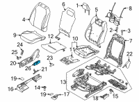 OEM 2021 Ford F-350 Super Duty Seat Switch Diagram - LB5Z-14A701-BA