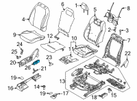 OEM 2020 Ford Police Interceptor Utility Seat Switch Diagram - LB5Z-14A701-BA