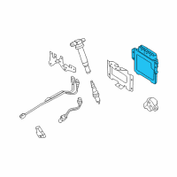 OEM 2009 Hyundai Genesis Engine Control Module Unit Diagram - 39110-3F270