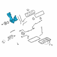 OEM 2005 Ford F-150 Front Cover Diagram - 7L3Z-6019-B