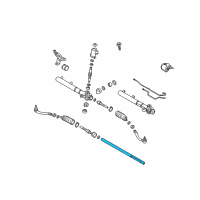 OEM Hyundai Santa Fe Rack Assembly-Power Steering Gear Box Diagram - 57710-1U000