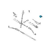 OEM 2012 Hyundai Santa Fe Heat Protector Diagram - 57260-2B000