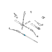 OEM 2012 Hyundai Santa Fe Bush Assembly-Rack Diagram - 57735-1U000