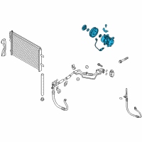 OEM Kia Compressor Assembly Diagram - 977011W600