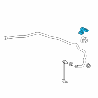 OEM 2019 Honda HR-V Bracket, Front Stabilizer Diagram - 51308-SWW-P50