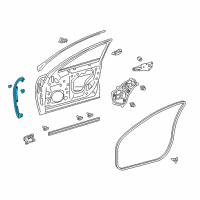 OEM 2019 Lexus LS500 WEATHERSTRIP, Front Door Diagram - 67865-50050