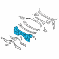 OEM 2021 BMW X6 SPLASH WALL Diagram - 41-00-7-933-521
