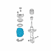 OEM 2020 Kia Soul Front Spring Diagram - 54630K0000