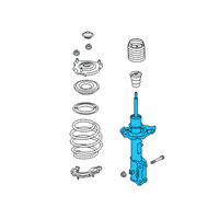 OEM Kia Soul Front Strut Assembly Kit, Left Diagram - 54650K0100