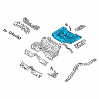 OEM 2003 Infiniti M45 Floor-Rear, Rear Diagram - 74514-AR230