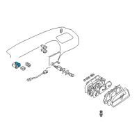 OEM 2003 Chevrolet Tracker Switch Asm, Rear Wiper & Washer (On Esn) Diagram - 30020868