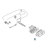 OEM 2004 Chevrolet Tracker Electronic Brake Control Indicator Lamp Driver Module Diagram - 91174677