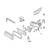 OEM 1999 BMW 740i Bracket Headlight Diagram - 63-12-9-068-594