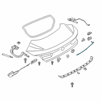 OEM 2020 BMW 840i Gran Coupe BOWDEN CABLE, EMERGENCY UNLO Diagram - 51-24-7-462-716