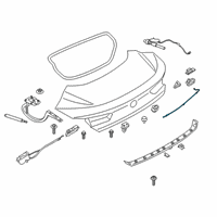 OEM 2020 BMW M8 Gran Coupe BOWDEN CABLE, EMERGENCY UNLO Diagram - 51-24-7-462-716