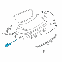 OEM 2020 BMW M8 CLOSING ASSIST FOR REAR HATC Diagram - 51-24-7-462-715