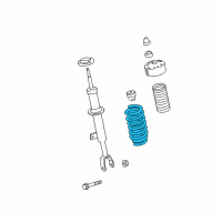 OEM 2019 Cadillac CT6 Coil Spring Diagram - 84231468