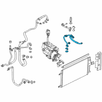 OEM 2010 Ford Escape Liquid Hose Diagram - AM6Z-19835-A