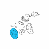 OEM 2009 Chevrolet Cobalt Rotor Diagram - 15921402