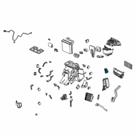 OEM 1999 Cadillac Catera Resistor Diagram - 90512510