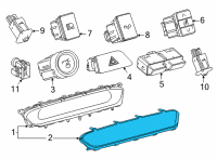 OEM 2020 Toyota Mirai Lens Diagram - 83852-62010