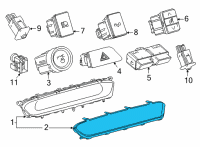 OEM 2019 Toyota Mirai Lens Diagram - 83852-62010