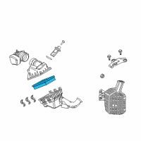 OEM Mercury Sable Element Diagram - 6E5Z-9601-EA