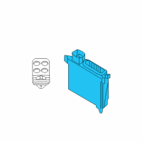 OEM Lincoln Town Car Module Diagram - 6W1Z-15K602-B