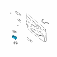 OEM 1998 Nissan Sentra Switch Assy-Power Window, Main Diagram - 25401-9E000