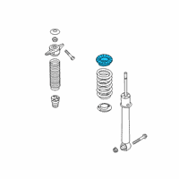 OEM 2022 Kia Telluride Pad-Rear Spring, UPR Diagram - 55334S9000