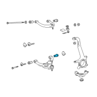 OEM 2018 Toyota Tacoma Lower Control Arm Rear Bushing Diagram - 48655-04030