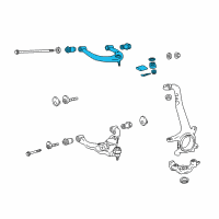OEM 2006 Toyota Tacoma Upper Control Arm Diagram - 48630-04021
