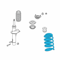 OEM 2011 Ford Transit Connect Coil Spring Diagram - 2T1Z-5310-B