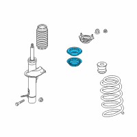 OEM Ford Upper Insulator Diagram - 1S7Z-18198-A