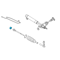 OEM Pontiac Aztek Ring, Steering Gear Shaft Dampener (Natural In Color) *Natural Diagram - 7831234