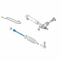 OEM Oldsmobile Delta 88 Rod Kit, Steering Linkage Inner Tie Diagram - 26026745