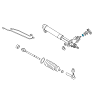 OEM 1995 Chevrolet Cavalier Bearing, Steering Gear Stub Shaft Diagram - 7828012