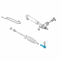 OEM 2003 Pontiac Sunfire Rod Kit, Steering Linkage Outer Tie Diagram - 26057931