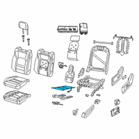 OEM 2021 Ram 1500 Pad-Seat Cushion Diagram - 68309557AB