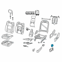 OEM 2015 Chrysler 200 Switch-LUMBAR Control Diagram - 56046232AB