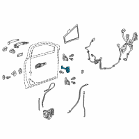 OEM 2022 Buick Enclave Door Check Diagram - 23166545