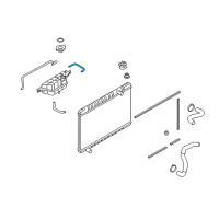 OEM 2012 Nissan GT-R Hose-Reserve Tank Diagram - 21741-JF00A