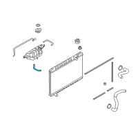 OEM Nissan Hose-Reservoir Tank Diagram - 21742-JF10B