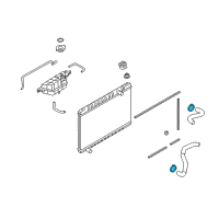 OEM 2012 Nissan GT-R Clamp-Hose Diagram - 01558-00721