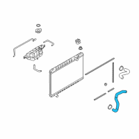 OEM 2020 Nissan GT-R Hose-Radiator, Lower Diagram - 21503-JF00A