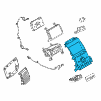 OEM 2015 Ford Taurus Climate Control Module Diagram - EG1Z18842EA