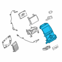 OEM 2016 Ford Taurus Climate Control Module Diagram - EG1Z18842EA