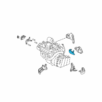 OEM Oldsmobile Aurora Bracket-Trans Rear Mount Diagram - 25677169